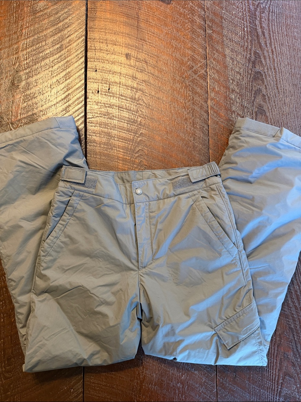 Columbia Youth L 14/16 Omni-Tech Snow Pants Gray Outgrown Ski Insulated